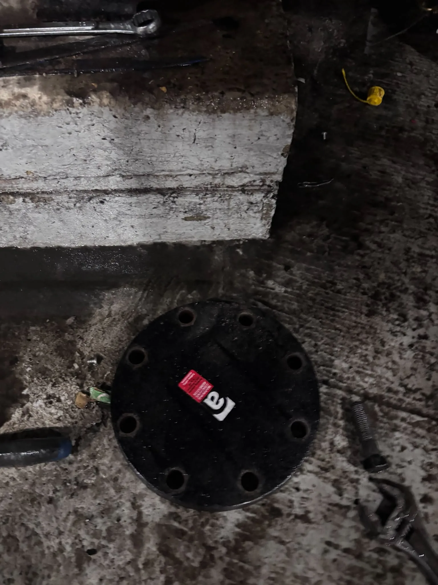 Artex scraping from a concrete ceiling during Forest Gate refurbishment